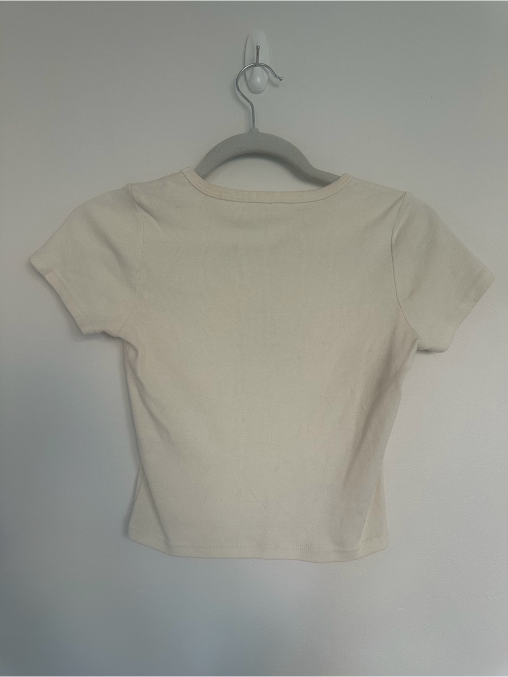 John Galt Sweet As Heaven Baby Angel Graphic Baby Tee Cream One Size - Picture 4 of 4